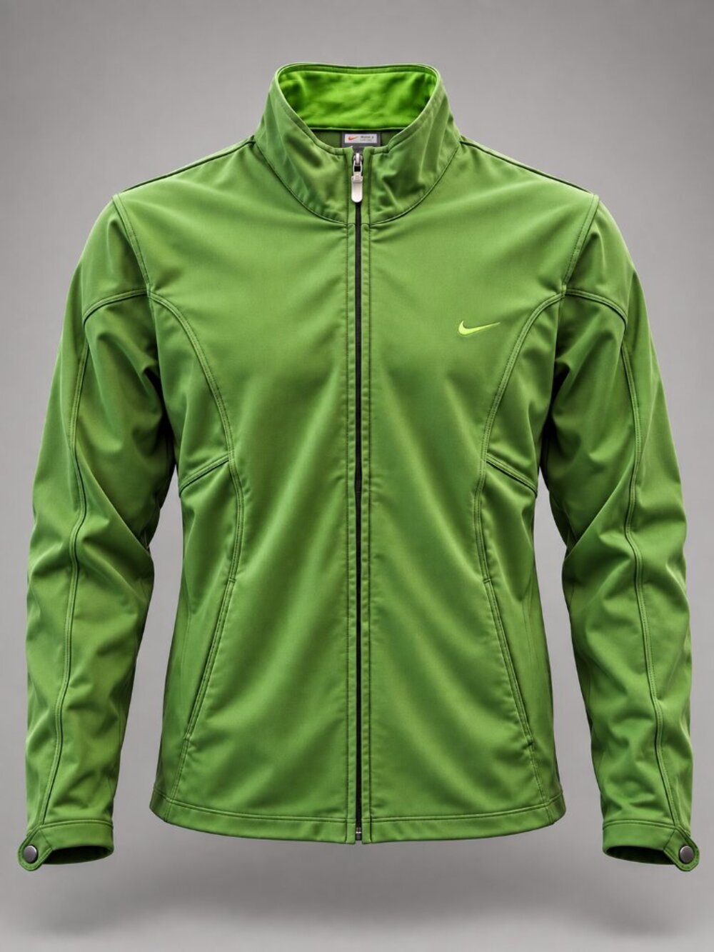 Nike Women’s Olive Green Lime Full-Zip Track Jacket XL 16-18